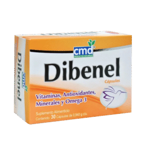 Dibenel Max 30 Caps Suplemento Vitamina Minerales Quercetina Y Omega 3 , 6 Cmd