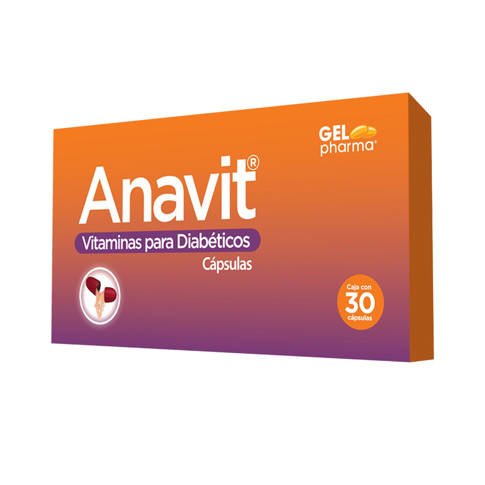 Anavit Vitamina Para Diabeticos 30 Caps